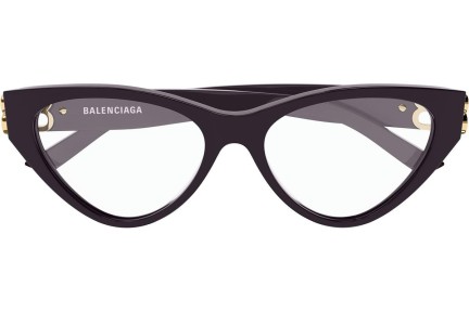 Očala Balenciaga BB0172O 003 Cat Eye Vijolična