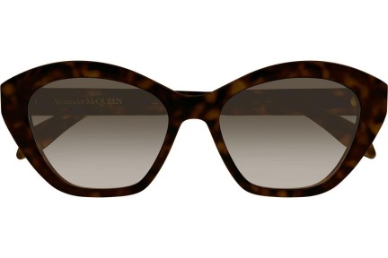 Sončna očala Alexander McQueen AM0355S 002 Cat Eye Havana