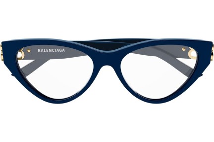 Očala Balenciaga BB0172O 004 Cat Eye Modra