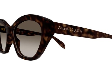 Sončna očala Alexander McQueen AM0355S 002 Cat Eye Havana