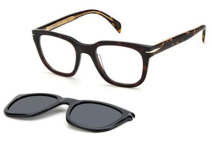 Očala David Beckham DB7043/CS 086/M9 Polarized Kvadratna Havana