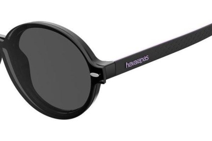 Očala Havaianas FLORIPA/CS 1X2/IR Okrogla Črna