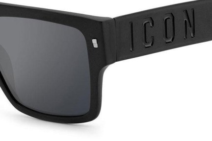 Sončna očala Dsquared2 ICON0003/S 003/T4 Flat Top Črna