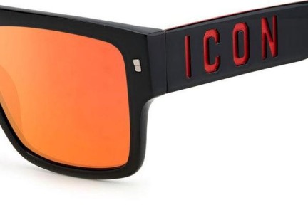 Sončna očala Dsquared2 ICON0003/S OIT/UZ Flat Top Črna