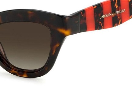 Sončna očala Carolina Herrera HER0086/S O63/HA Cat Eye Havana