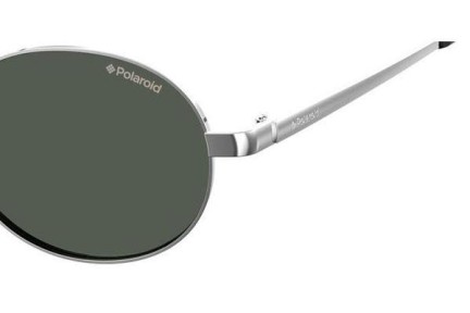 Sončna očala Polaroid #fedezselection Collection PLD6066/S 79D/M9 Polarized Okrogla Srebrna