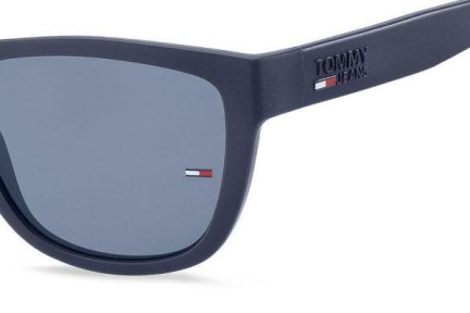 Sončna očala Tommy Jeans TJ0002/S FLL/KU Pravokotna Modra