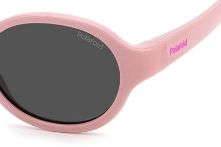 Sončna očala Polaroid Junior PLDK004/S 35J/M9 Polarized Ovalna Roza