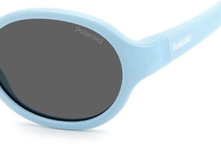 Sončna očala Polaroid Junior PLDK004/S MVU/M9 Polarized Ovalna Modra