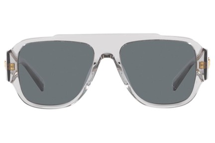 Sončna očala Versace Macy'S Aviator VE4436U 530580 Flat Top Siva