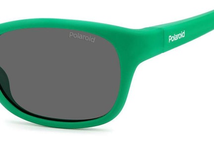 Sončna očala Polaroid Junior PLDK006/S 1ED/M9 Polarized Pravokotna Zelena