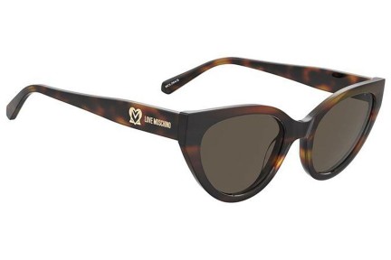 Sončna očala Love Moschino MOL064/S 05L/70 Cat Eye Havana