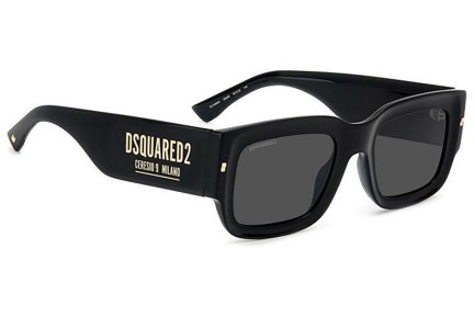 Sončna očala Dsquared2 D20089/S 2M2/IR Pravokotna Črna