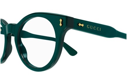 Očala Gucci GG1266O 003 Ovalna Zelena