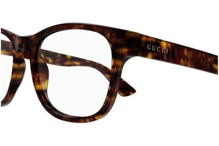 Očala Gucci GG1344O 006 Pravokotna Havana