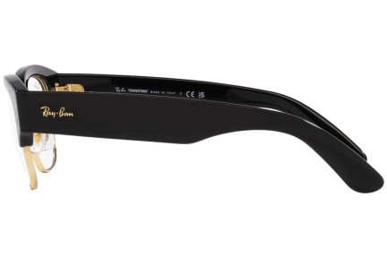 Sončna očala Ray-Ban Mega Clubmaster RB0316S 901/GG Zgornji okvir Črna