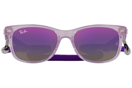 Sončna očala Ray-Ban Junior New Wayfarer Junior RJ9052S 7147B1 Kvadratna Vijolična