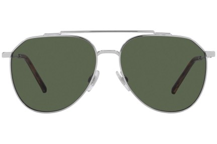 Sončna očala Dolce & Gabbana DG2296 05/9A Polarized Pilotska Srebrna