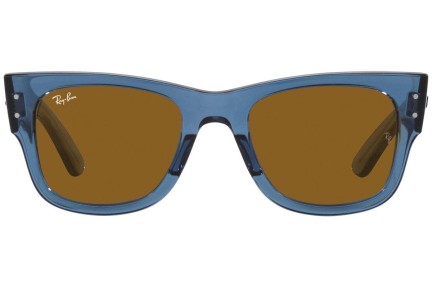 Sončna očala Ray-Ban Mega Wayfarer RB0840S 668073 Kvadratna Modra