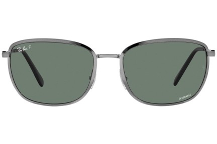 Sončna očala Ray-Ban RB3705 004/O9 Pravokotna Srebrna