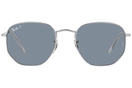 Sončna očala Ray-Ban Hexagonal RB3548N 003/02 Polarized Okrogla Srebrna