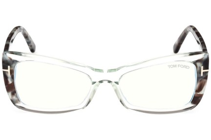 Očala Tom Ford FT5879-B 093 Cat Eye Zelena