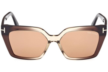 Sončna očala Tom Ford FT1030 47J Cat Eye Rjava