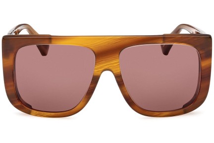 Sončna očala Max Mara MM0073 50E Flat Top Havana