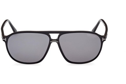 Sončna očala Tom Ford FT1026-N 01D Polarized Pilotska Črna