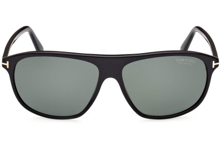 Sončna očala Tom Ford FT1027 01R Polarized Pilotska Črna