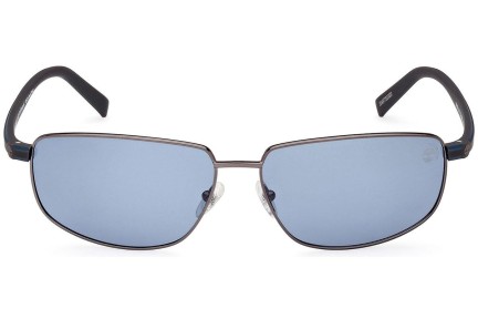 Sončna očala Timberland TB9325 08D Polarized Pravokotna Srebrna