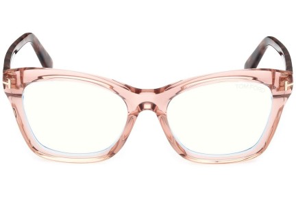 Očala Tom Ford FT5909-B 072 Cat Eye Roza