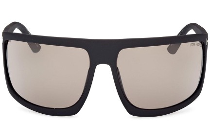 Sončna očala Tom Ford Clint 2 FT1066 02L Flat Top Črna