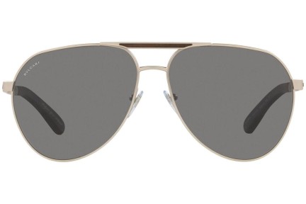 Sončna očala Bvlgari BV5055K 200781 Polarized Pilotska Srebrna