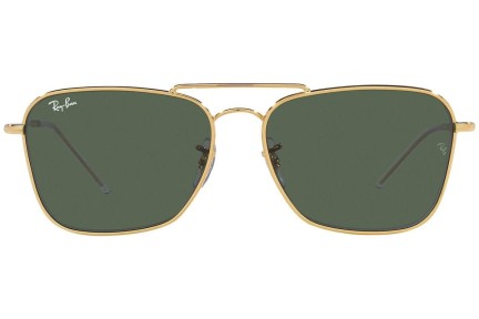 Sončna očala Ray-Ban Caravan Reverse RBR0102S 001/VR Pravokotna Zlata