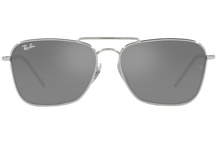 Sončna očala Ray-Ban Caravan Reverse RBR0102S 003/GS Pravokotna Srebrna