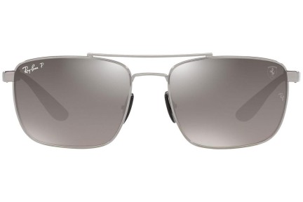 Sončna očala Ray-Ban RB3715M F0845J Polarized Pilotska Srebrna