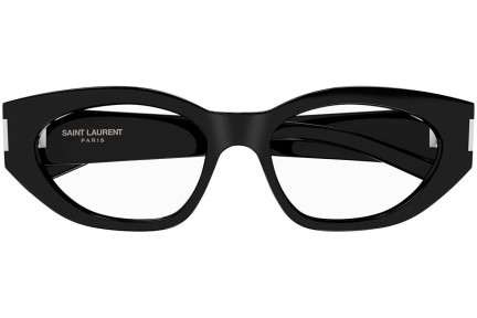 Očala Saint Laurent SL638OPT 001 blue-light [non-prescription] Cat Eye Črna