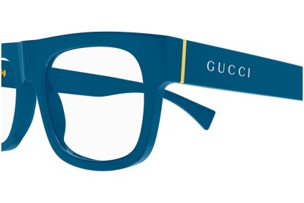 Očala Gucci GG1137O 004 Flat Top Modra