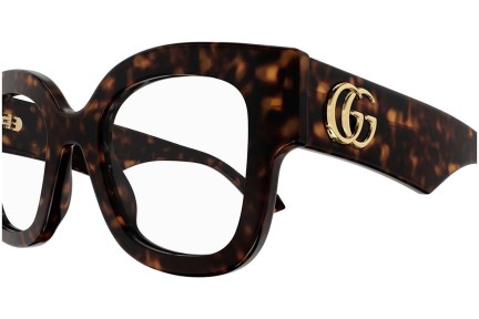 Očala Gucci GG1423O 002 Kvadratna Havana