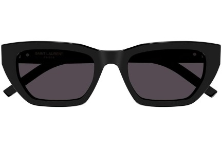 Sončna očala Saint Laurent SLM127/F 001 Cat Eye Črna