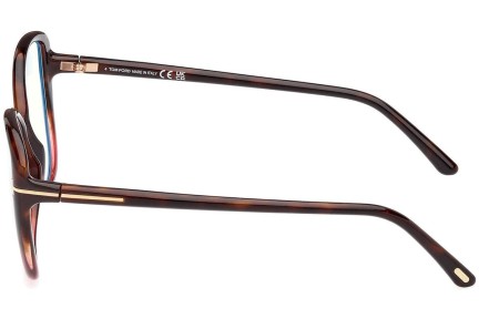 Očala Tom Ford FT5907-B 055 Cat Eye Havana