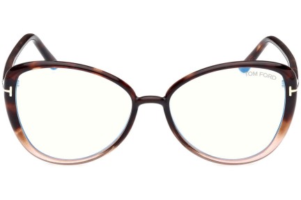 Očala Tom Ford FT5907-B 056 Cat Eye Havana