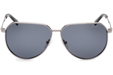 Sončna očala Guess GU00089 08D Polarized Kvadratna Srebrna