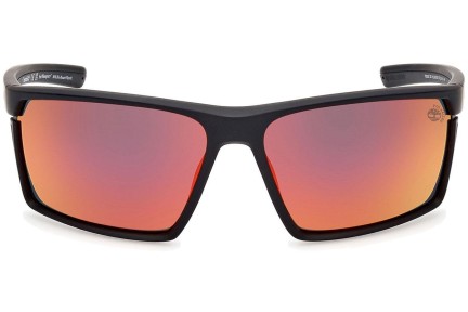 Sončna očala Timberland TB9333 02D Polarized Kvadratna Črna