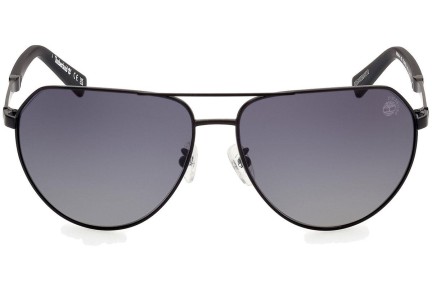 Sončna očala Timberland TB9340-H 02D Polarized Pilotska Črna