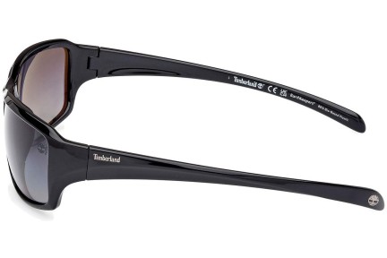 Sončna očala Timberland TB9332 01D Polarized Kvadratna Črna