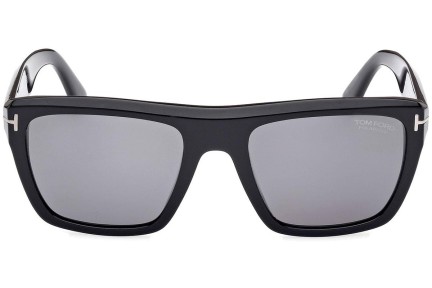 Sončna očala Tom Ford Alberto FT1077-N 01D Polarized Kvadratna Črna