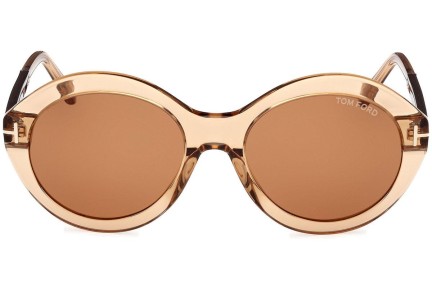 Sončna očala Tom Ford Seraphina FT1088 45E Okrogla Rjava