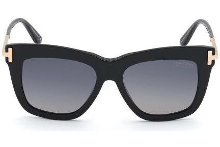 Sončna očala Tom Ford FT0822 01D Polarized Kvadratna Črna